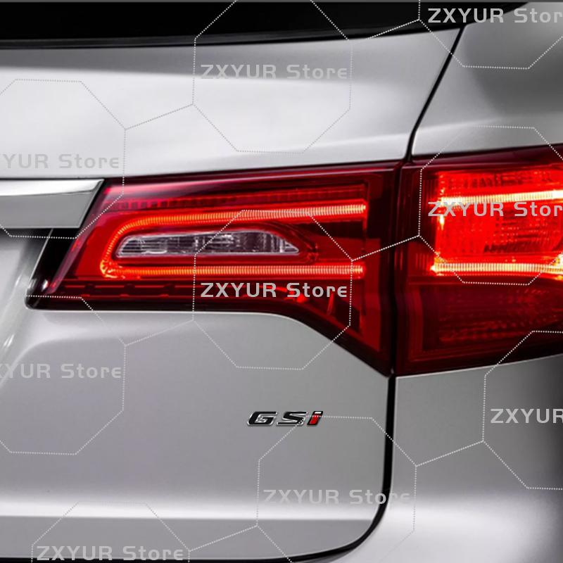 Metal GSI Emblem Car Sticker Letter Badge Decal Body Rear Trunk Decor For Opel Vauxhall Corsa Astra Insignia Meriva Adam Rocks