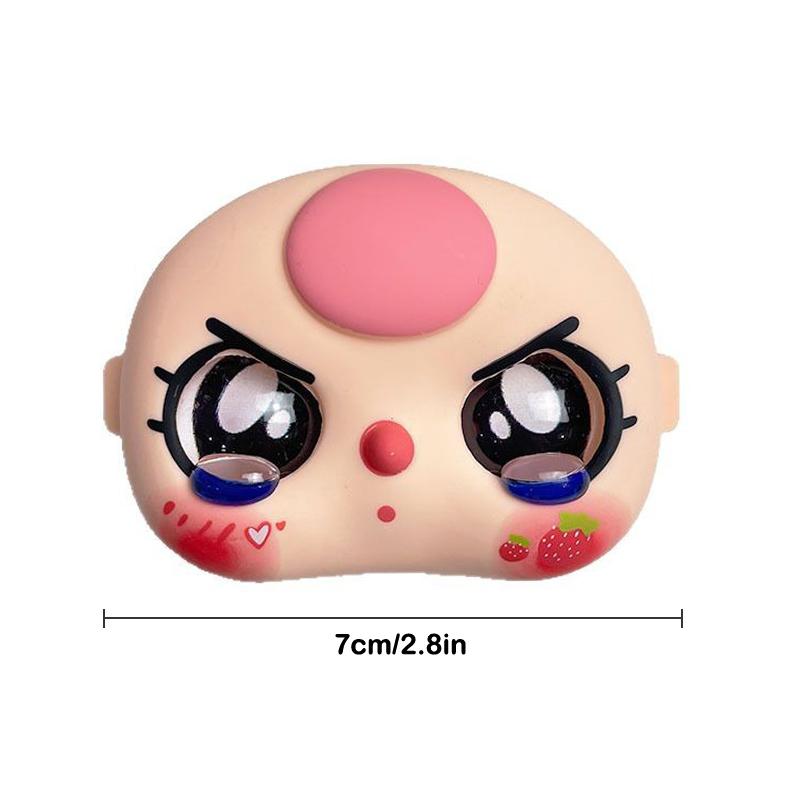 

1 комплект сменных лицевых, ручек и ножек для куклы Baby Three, 100% аксессуары для самостоятельной сборки, случайный стиль, 7 см/2,8 дюйма