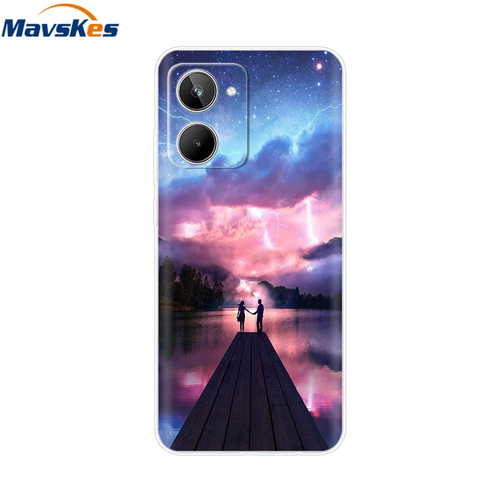 For Realme 10 Case Soft Transparent Back Cover Cases For OPPO Realme 10 4G Realme10 Silicone Bumper Phone Fundas Bags 6.4inch