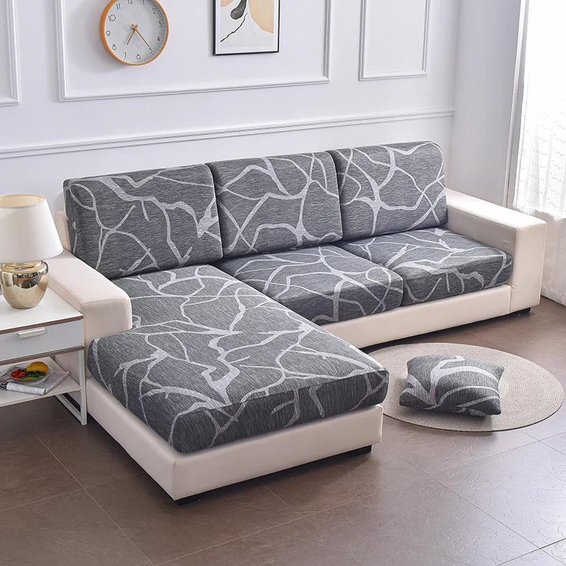 1PC Elastic Seat Cushion Cover Chair Cover Stretch Sofa Cover For Living Room Sofa Slipcover Protector Washable Removable
