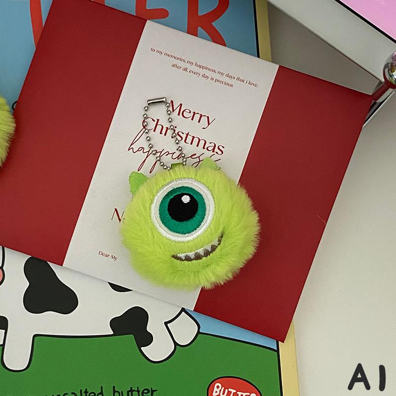 

Monsters Inc Plush Keychain Anime Figure Sullivan Plushies Toy Soft Stuffed Doll Backpack Pendant Car Key Chain Girl Gift