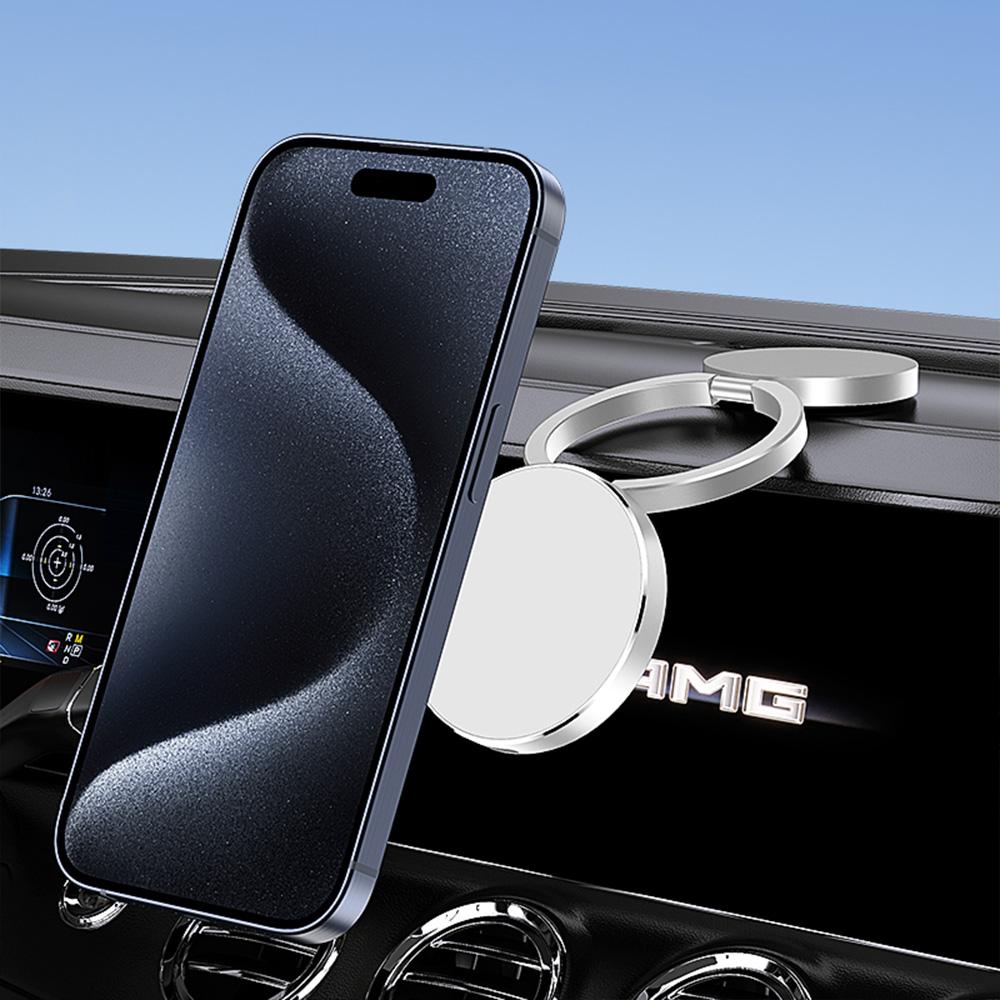 New Car Phone Holder Super Stable Magnetic Folding Mount Stand Suction Cell Support In Car Bracket For All Mobile Phone