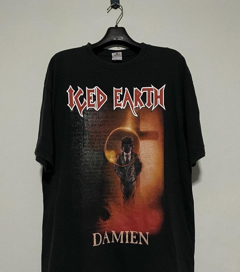 

Iced Earth Horror Show Damien Футболка Хлопок Унисекс UB370 L