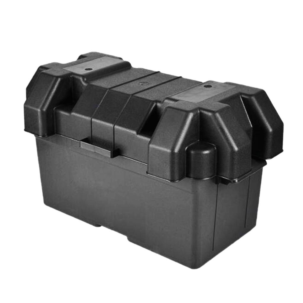 Battery Box Holder, Battery Holder with Strap, Lightweight And Anti-erosion Organizer, Battery Tray Cases for Boat, A