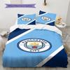 City Team Bedding Quilt Set Quilt Cover Pillowcase Home Decoration Birthday Gift (1 * Duvet Cover + 2 * Pillowcase, Without Core)