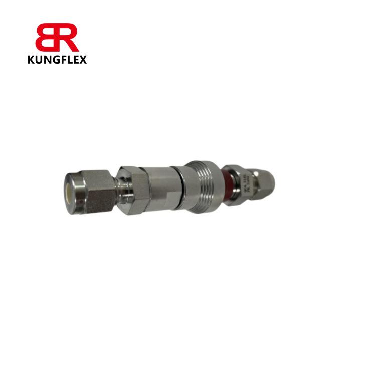KUNGFLEX ND Series Quick Connect Fittings, 316L Stainless Steel, 3000psi NPT, Compatible with CPI Fittings.