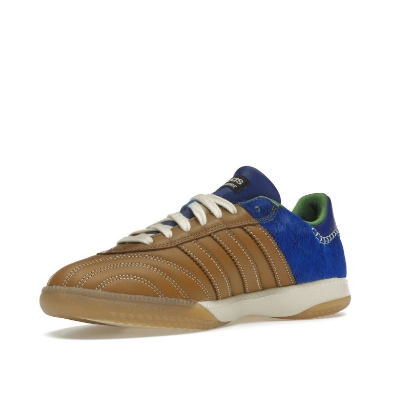 Adidas Wales Bonner X Samba Millennium Nappa Pack - Brown Royal Blue Unisex Sneakers Supplier-Color IF6704