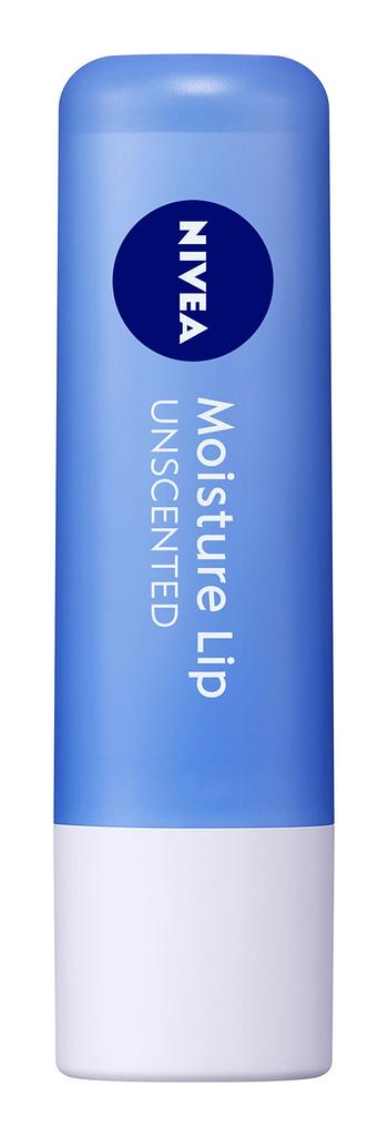 NIVEA Lip Care, Unscented, 3.9g