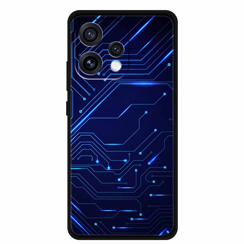 

Для Oppo Reno 15 15c Чохол Свіжа Квітка М який Силікон ТПУ Чохли для Телефону для Reno15 Reno15C Ударостійкий Крутий Вовк Тварини Захисний For Reno 15C
