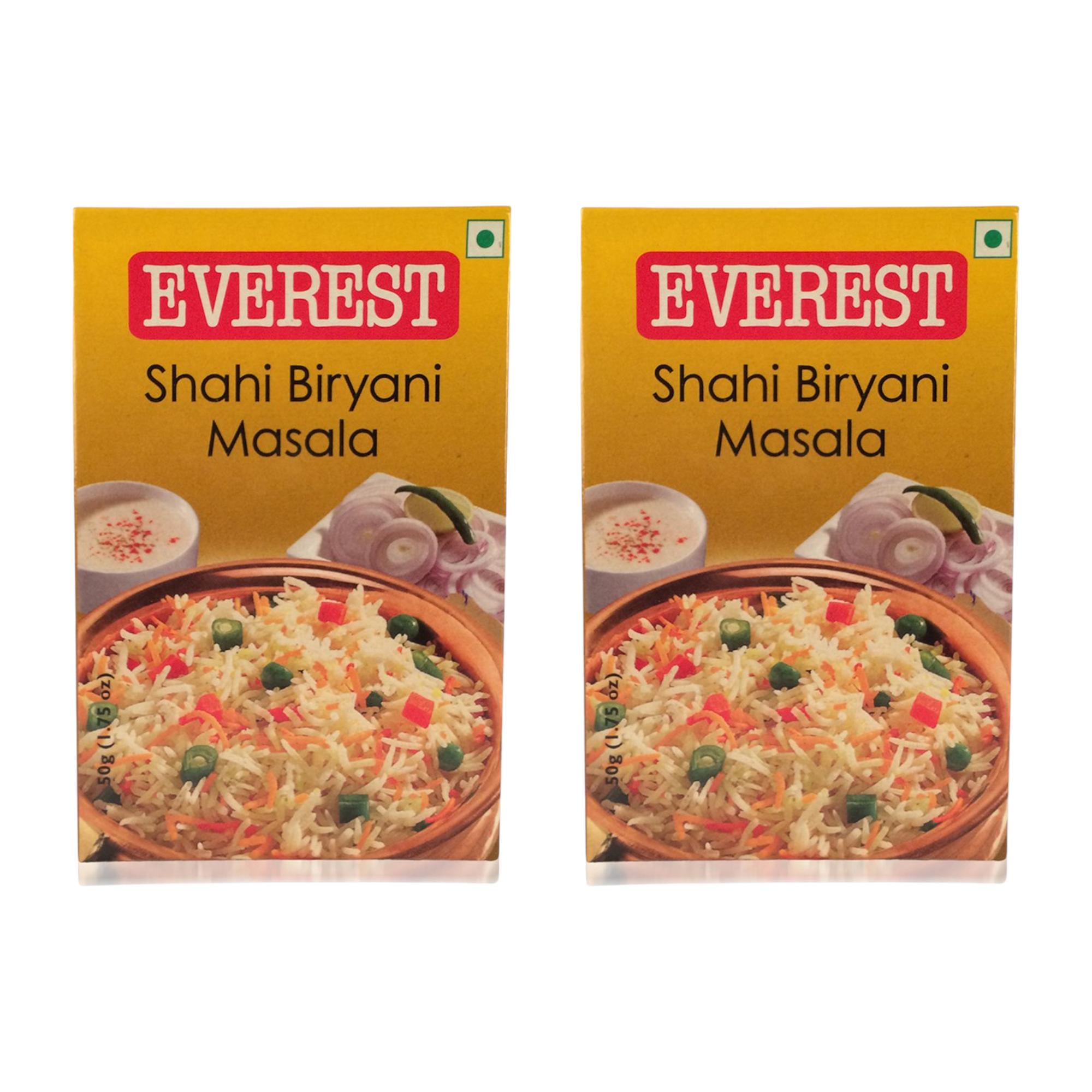 

Everest Shahi Biryani Masala Spice Blend Pack Of 2 X 50 g Each For Aromatic Flavorful Rice Dishes Cooking Seasoning