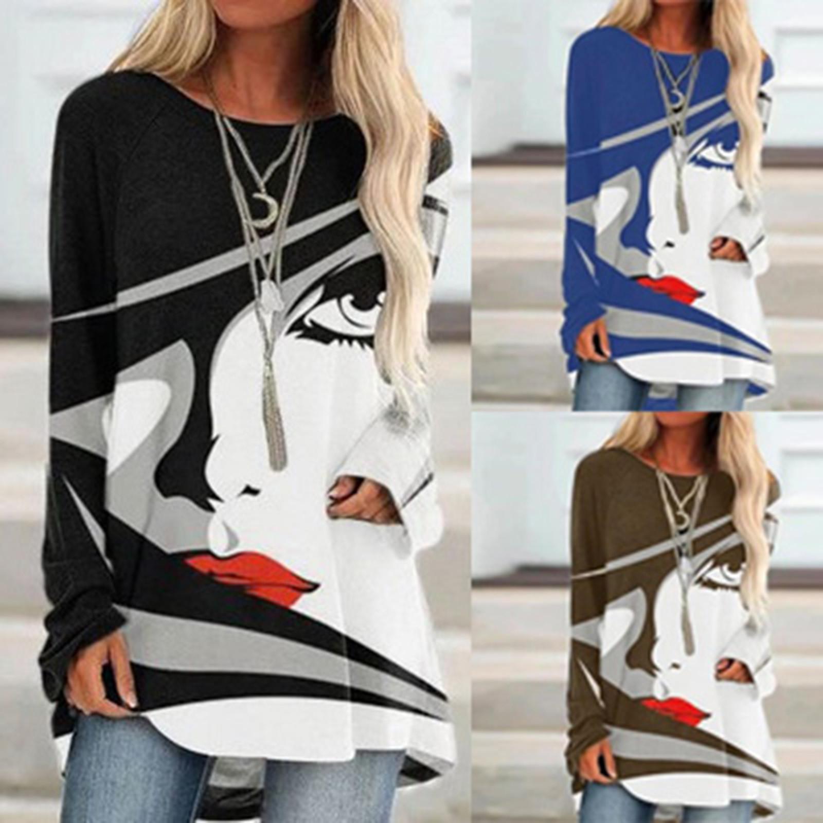 

Осенняя и зимняя мода больших размеров спринт с длинным рукавом женские топы