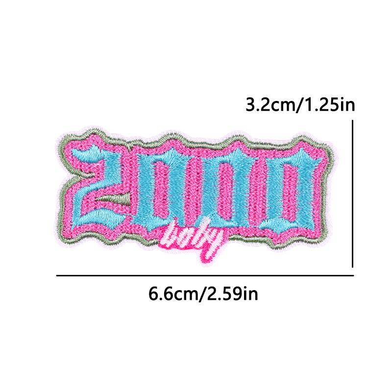 Lips Love Heart Patch Cartoon Embroidery Patch DIY Iron On Patches For Clothing Thermoadhesive Patches On Clothes Sewing Sticker