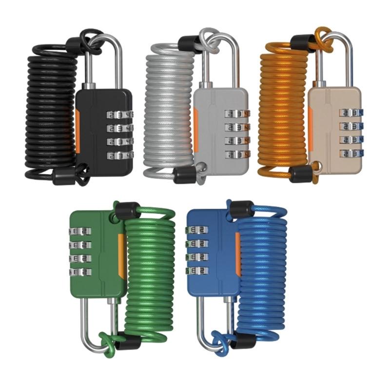 Weatherproof Padlocks 4 Digit Password Lock for Storage Unit Gym Locker Toolbox