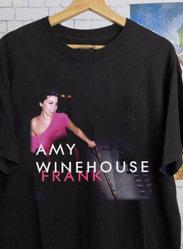 

New Amy Winehouse Short Sleeve Cotton Black All Size T-Shirt Unisex T-Shirt XXXXL