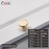 128mm Good Quality Die Casting Brushed Polished BrushedBrass Modern Design Luxury Kitchen Cupboard Cabinet Door Handle