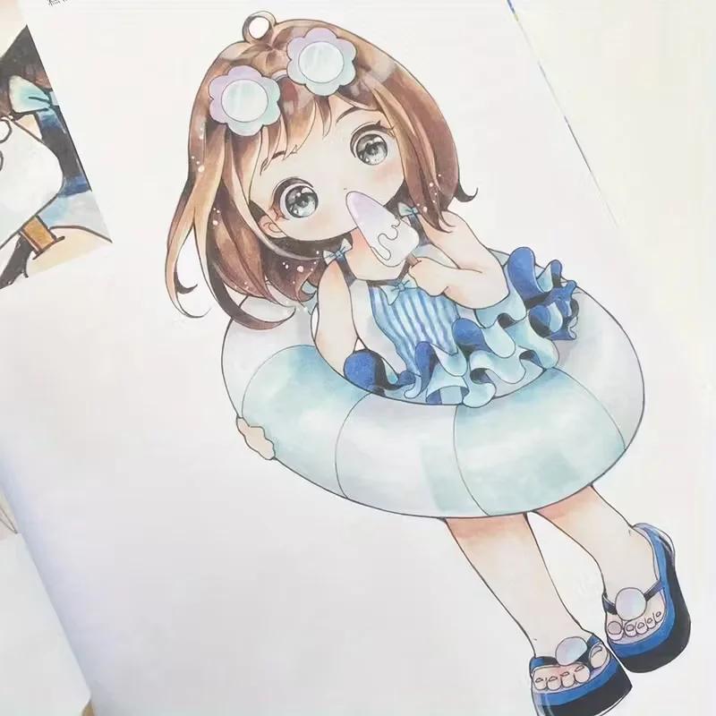 A Tutorial On Hand-Drawing Anime Characters with Markers In Vibrant Colors for Young