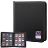 ProCase Card File with Transparent Top Extra Holds 324 Cards In 9 Collection Trading Card File Black Window, Loader, Large, Pockets, Album, -