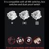 137PCS XDA PBT Keycaps with Heat Sublimated  Ice Mint Theme for Mechanical Keyboard Enthusiasts