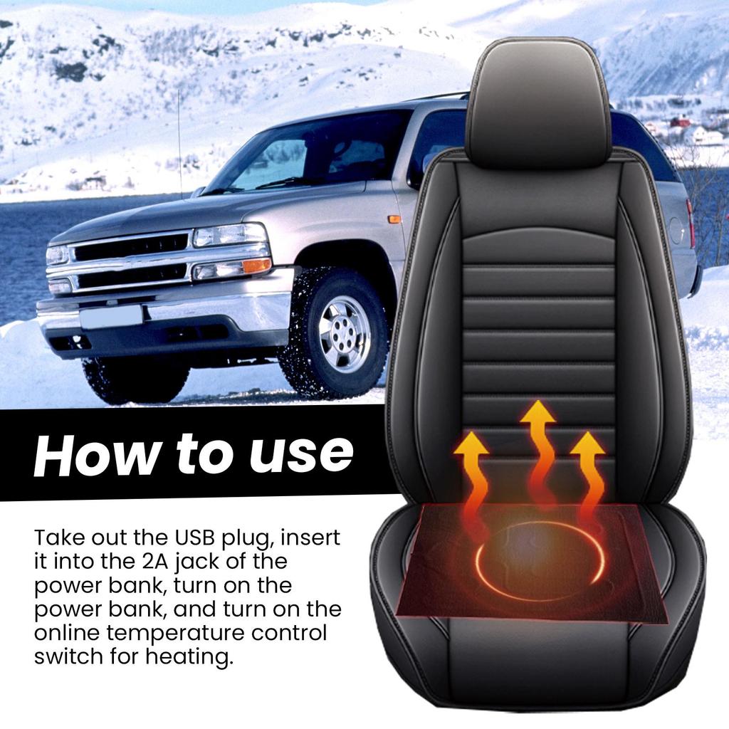 RAYHONG Car Seat Heating Pad (1 Piece), Warm and Cold-Proof Winter Heated Seat Cushion, Electric Seat Heater, Car Window Snow Melting Heater