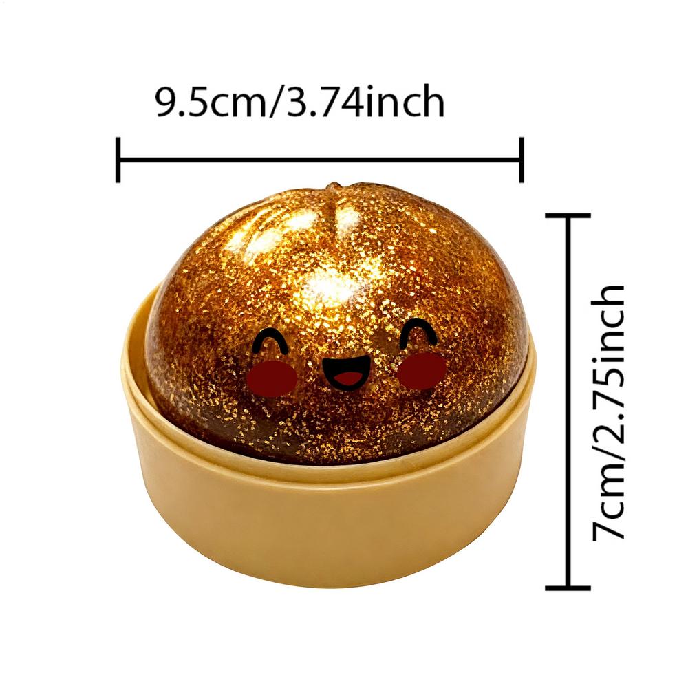 Sensorisches Quetschspielzeug Niedlich Weich Glitzer Beruhigend Regenbogen Knödelbälle Sensorisches Spielzeug für Kinder Teenager Stressabbau