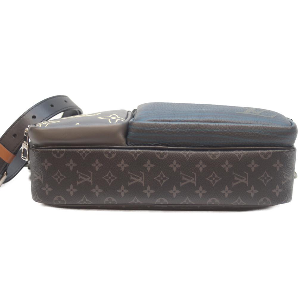 LOUIS VUITTON 20 years M45457 Monogram Eclipse Messenger Multi-Pocket Shoulder bag Monogram EclipseUsed