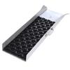 Gold Sluice Box Folding Aluminum Alloy Portable Gold Mining Chute Panning Prospecting Recovery Tool with Rubber Pad