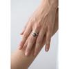 Bague - Pearls &amp; Colors - Perle de Culture de Tahiti 7-8 mm Rondes - Argent 925 - Qualité AAA+ - Femme