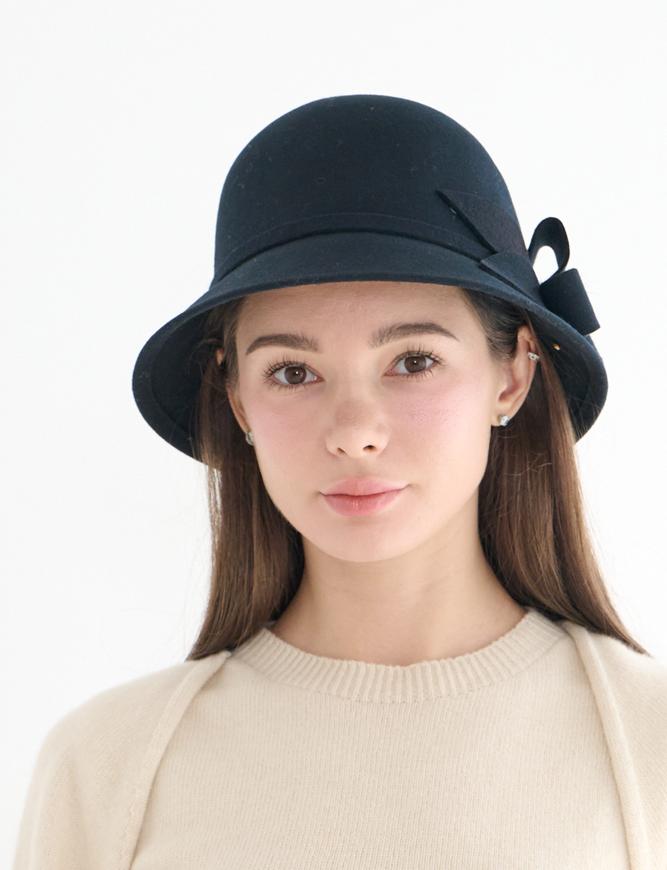 Koipeu Flower Wool Mink Cloche Cf073Ht038 Nav