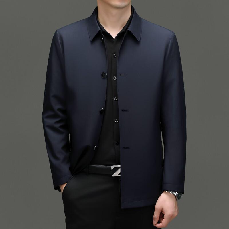 Firstview Men's Urban Casual Seamless Pocket Jacket