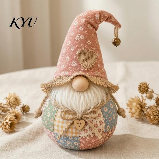 Zestawy do szycia dekoracji świątecznych Patchworkowe lalki bożonarodzeniowe Zestawy DIY, Tkanina Święty Mikołaj Kreatywne projekty na weekend Anioł Gnom Zwierzę Zestaw do rękodzieła Dla początkujących,