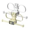 Soporte para accesorios para el cabello de conejo de dibujos animados, montaje en pared, sin taladro, diadema multifuncional, corbata para el pelo, Clip para el pelo, organizador de almacenamiento para sombreros