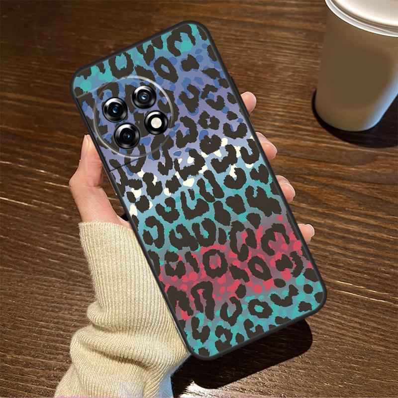 Leopard Skin Case For OnePlus 10T 8T 10R 12R 13R 13s 13 12 11 9 10 Pro Nord CE 5 2 3 4 Lite N20 N30 Cover