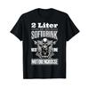 Unisexs Hubraum Power V6 V8 I 2 Litre Soft Drink T Shirt Vintage Washed Unisex Fashion Homme Breathable Top For Everyday Wear