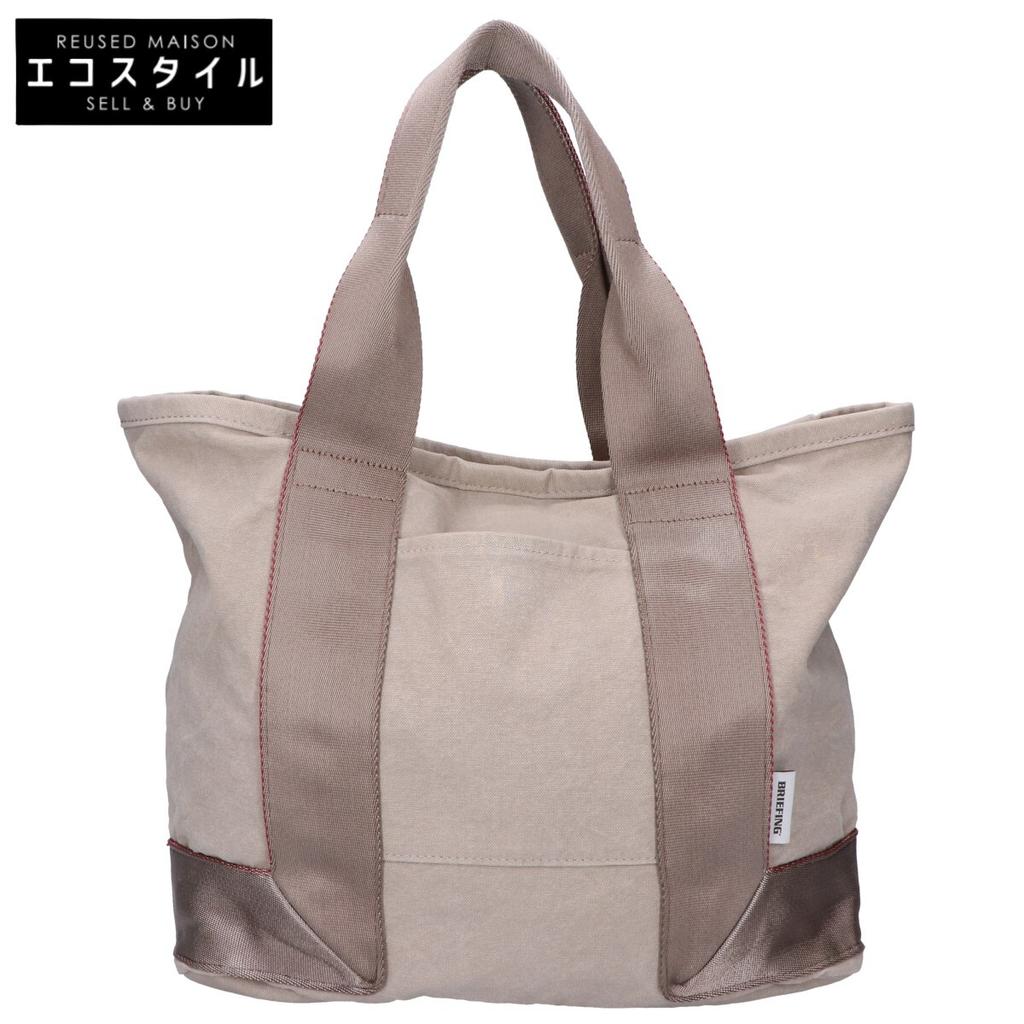BRIEFING Canvas Tote Bag beigeUsed