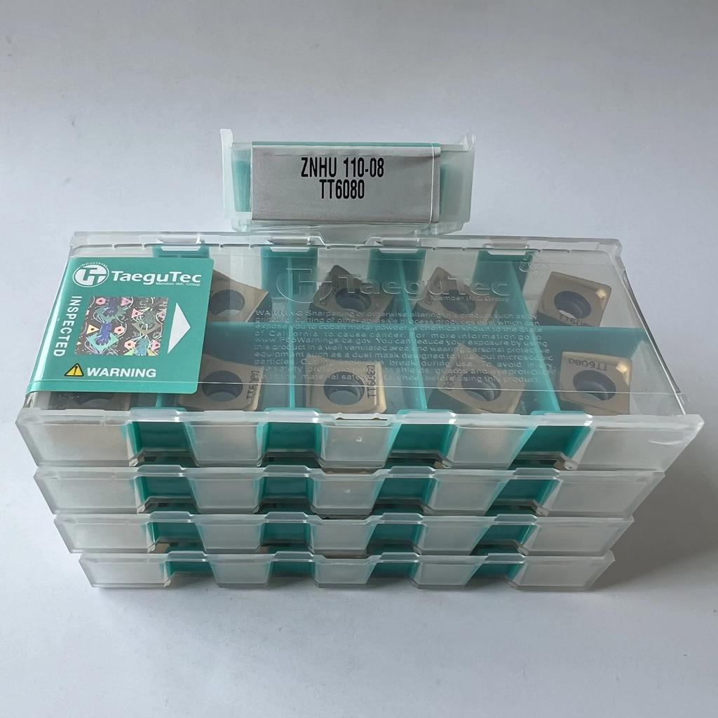 TaeguTec / ZNHU110-08 TT6080 / Original Carbide Blade 10 Pcs