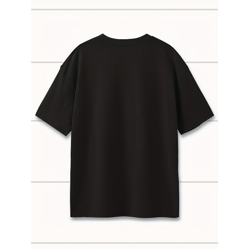 European Size Short-Sleeve Round-Neck Casual Top, Machine Washable Vintage T-Shirt, Suitable for Summer And Spring, Comfortable And Skin-Friendly