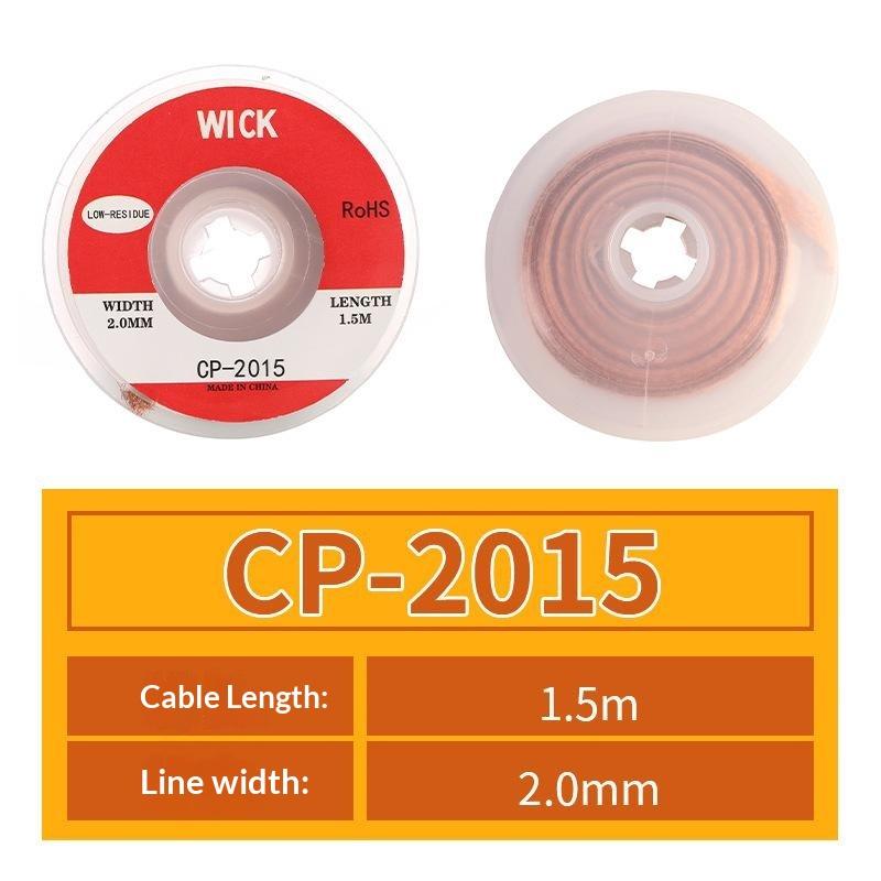 1.5/3M Copper Welding Wire Desoldering Mesh Braid Tape Welding Point Solder Soldering Tool Of Electronic Pcb Circuit Board