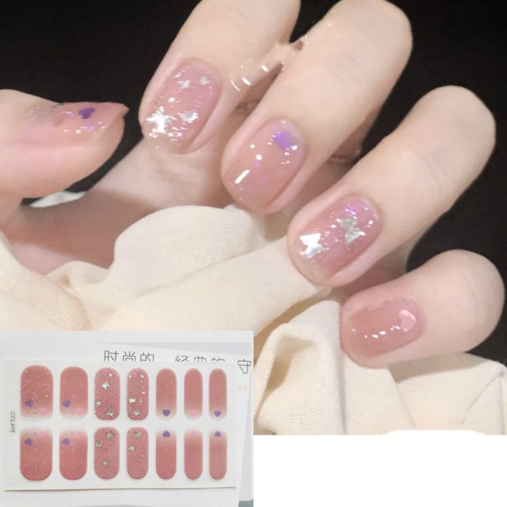 Design Self-adhesive Waterproof Nail Art Decals Nail Stickers Nail Varnish Film Manicure Decoration