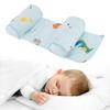 Adjustable Baby Head Support Pillow with Buckwheat Filling Prevent Flat Head Soft Breathable Newborn