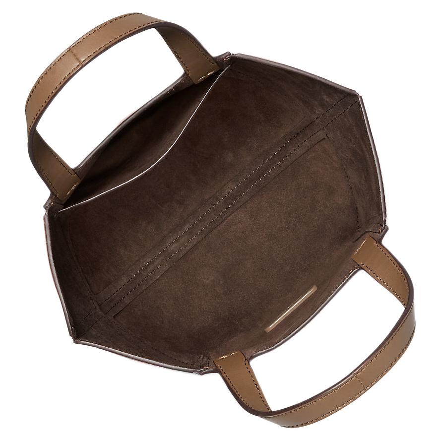 Michael Kors MK Jordi Logo Open Tote Bag Women Tote Brown 30F4T9JT5L-DRIFTWOOD