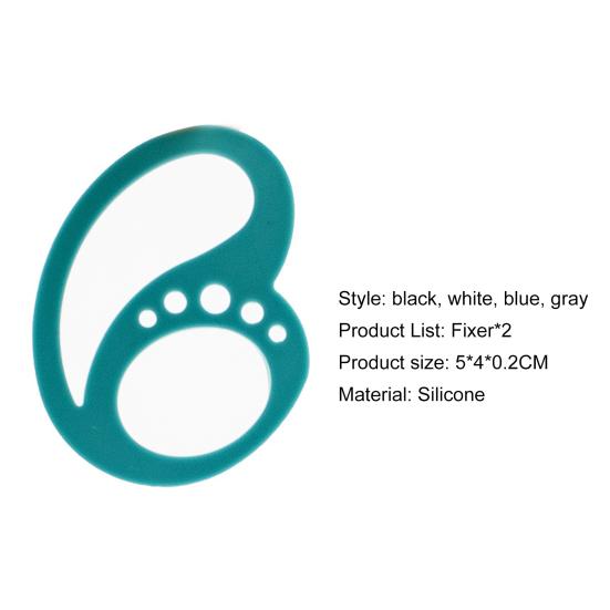 2Pcs Ear Plug Anti-falling Soft Silicone Earphone Clip for Earbuds