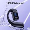 Słuchawka Bluetooth z obrotem 180° OWS Przewodnictwo Powietrzne Muzyka HiFi Z Wyświetlaczem Cyfrowym Zestaw Słuchawkowy Biznesowy na Lewe i Prawe Ucho