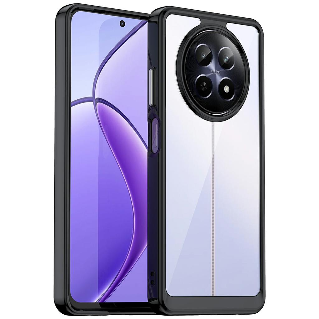 For Realme 13 5G/12 5G/12x 5G/Narzo N65 5G/Narzo 70x 5G/C65 5G Case TPU +Acrylic Phone Cover