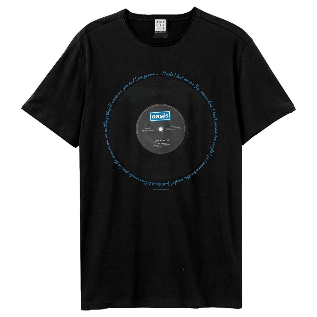 Oasis Unisex Adult Live Forever Oasis T-Shirt