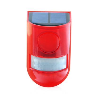 Solar Sound & Light Alarm Yard & Farm Protection 24 Hr Flash & Alarm Function