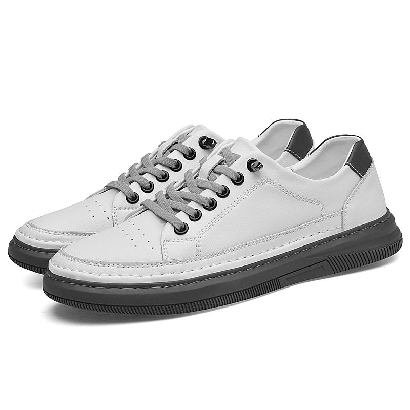 

Four season casual men s board shoes Fashionable minimalist and versatile style Outdoor leisure sports office youth shoes New 44 белый