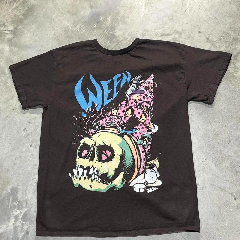 

Ween rock band music short sleeve dark chocolate color VK01634 Unisex T-Shirt M