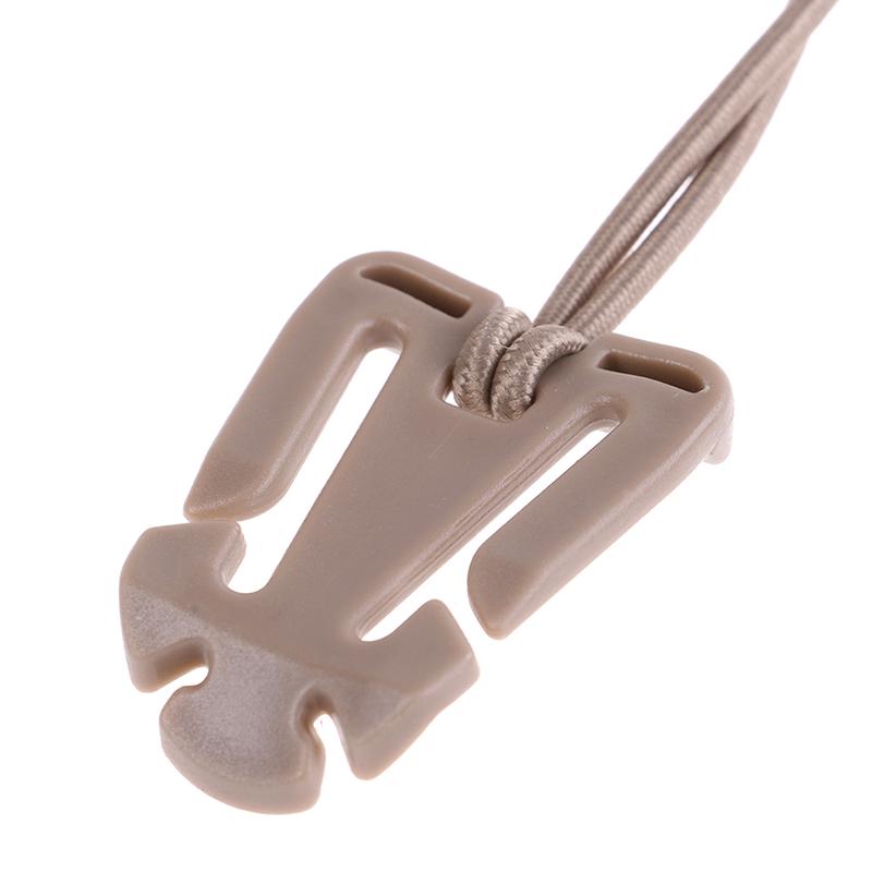 1Pcs Backpack Carabiner Elastic Rope Webbing Buckle Winder Strap Hang Buckle