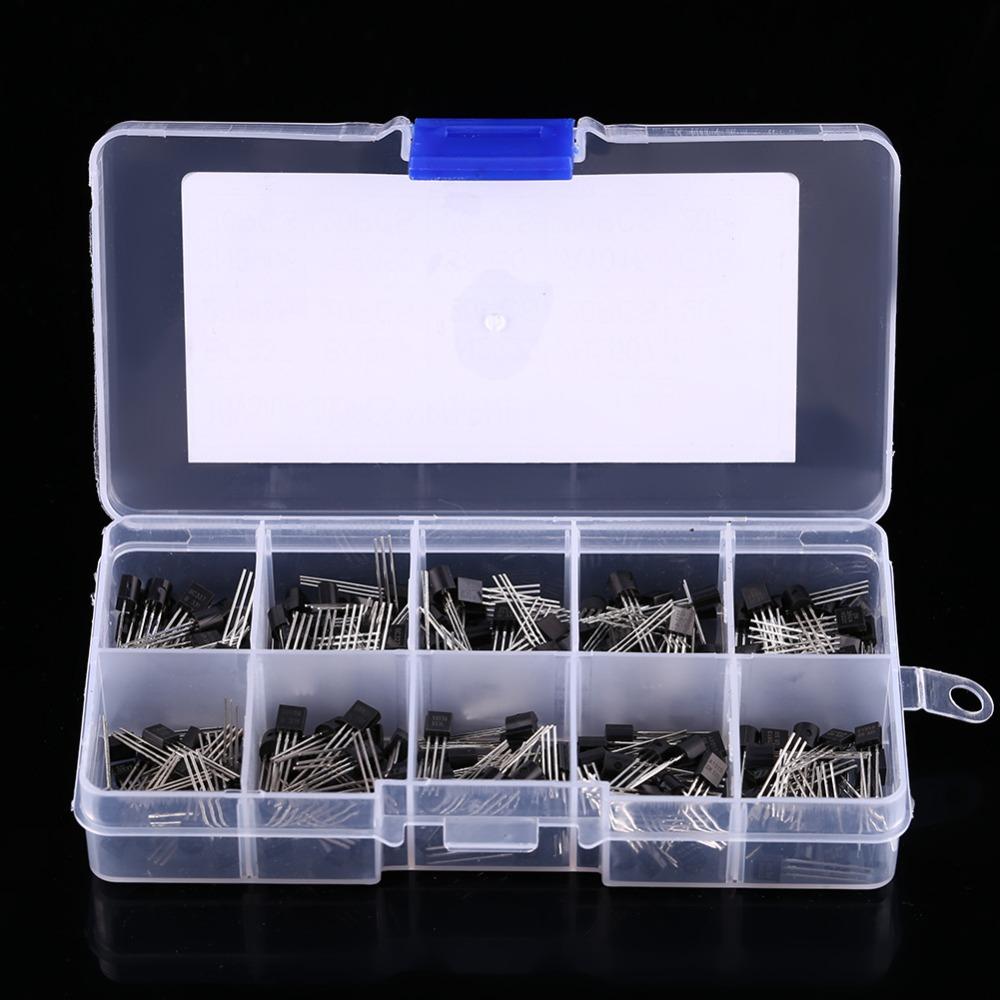 200PCS Silicon Material Transistors Assortment Kit Power Transistors Assortment  Professional