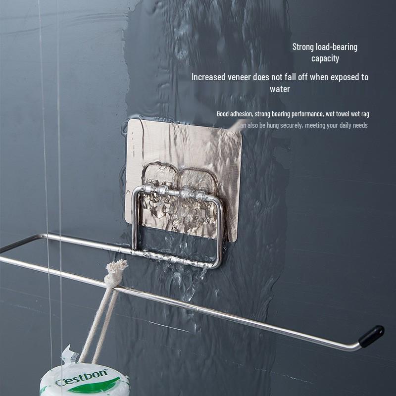 Punch-Free Disposable Dishcloth & Paper Towel Holder for Kitchen